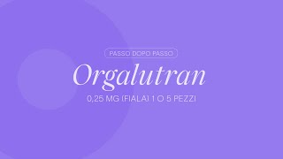 Passo dopo passo  Orgalutran 025 mg ITA [upl. by Kristi]