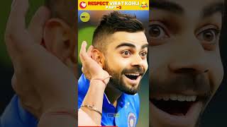 Virat Kohli Respect Moments Part 3💖👍 shorts rakibhs3 [upl. by Park]