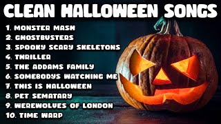 Clean Halloween Songs Playlist 🎃 Clean Halloween Music for School  Classroom [upl. by Cerys]