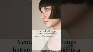 Bob with Bangs A Flattering Style for Any Face Shape [upl. by Erdnad]