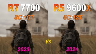 Ryzen 5 9600X vs Ryzen 7 7700  Specs amp Benchmarks [upl. by Aronael444]