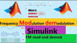 Frequency Modulation And Demodulation in Simulink  FM modulation and demodulation MATLAB Simulink [upl. by Drapehs244]