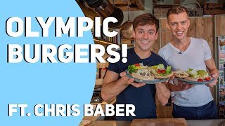 Olympic Burgers with Chris Baber I Tom Daley [upl. by Oihsoy]