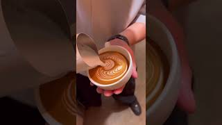 How to make latte art 2024  Barista  🌹👌🏾shorts barista coffee latte beautiful love like [upl. by Meadow]