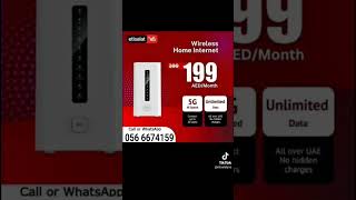 Home WiFi Wireless Connection Best Etisalat WiFi Plans Etisalat WiFi Connection [upl. by Yoho433]