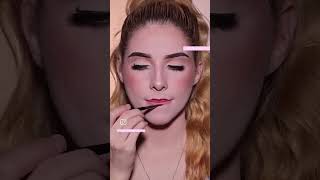 Labios rojos perfectos viralshort makeup maquillaje lipgloss lipcombo tutorial hack fyp [upl. by Ozmo]