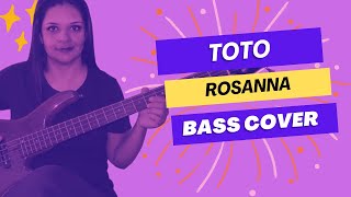 BASS COVER Rosanna  Toto [upl. by Llerod718]