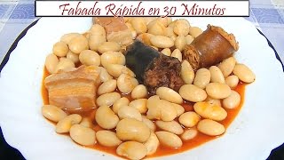 Fabada rápida en 30 minutos  Receta de Cocina en Familia [upl. by Wessling233]