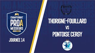 PRO A MESSIEURS  J14  THORIGNEFOUILLARD vs PONTOISE CERGY [upl. by Gairc]