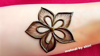 Stylish new mehndi design front hand mehandi ka design  mehndi design simple 2024  mehndi [upl. by Ecneralc]