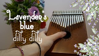 Lavenders Blue dilly dilly Cinderella KALIMBA cover  TABS [upl. by Dail88]