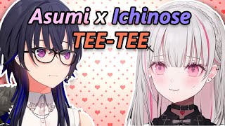 Ichinose Uruha and Asumi Senas cute senpaikouhai relationship VSpo ENG SUB [upl. by Sidnee]