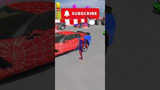 Superheroes on a car ride over the sea along the SpiderMan Bridge gta [upl. by Skantze]