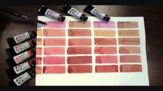 Mix Skin Tones with Daniel Smith Quinacridone Watercolours  Jacksons Art Supplies [upl. by Asit572]