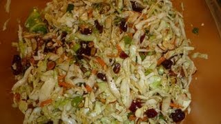 Crunchy Oriental Coleslaw Recipe Become Your Own Favorite Chef with Amy Westerman [upl. by Lleuqar]