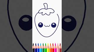 How to draw a cute fruit easy drawing drawing drawingideas drawingtutorials howtodraw [upl. by Amirak]