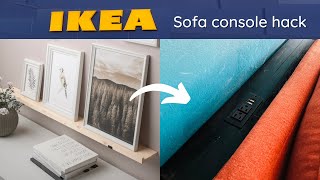 IKEA Hack DIY Sofa Console [upl. by Nohcim88]