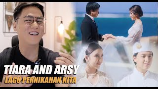 Tiara Andini Arsy Widianto  Lagu Pernikahan Kita Official Music Video  SINGER REACTION [upl. by Gee]