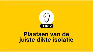 Plaatsen van de juiste dikte isolatie bij afschotisolatie ondertiteld [upl. by Dolli737]