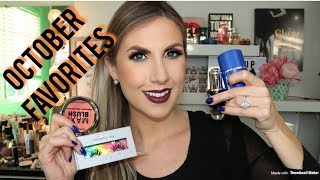 MY OCTOBER 2018 FAVORITES  SKINCARE LASHES amp MORE [upl. by Attenaz]