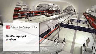 Die Deutsche Bahn baut das Projekt Stuttgart–Ulm  Ein Blick in die Zukunft [upl. by Atsirk]