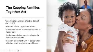 DCYF Internal HB 1227  Keeping Families Together Act Webinar  10122023 [upl. by Aicel]