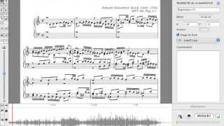 iAnalyse 3  synchroniser une partition sur un fichier audio [upl. by Humfrid]