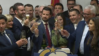 Milatovic toasts Montenegro election victory  AFP [upl. by Nonnaihr949]