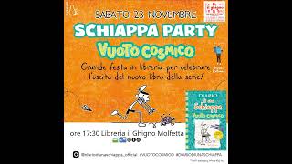 “SCHIAPPA PARTY” “DIARIO DI UNA SCHIAPPA” 👉Libreria Il Ghigno Molfetta 🎁📖🏳️‍🌈 📚 [upl. by Berkie]