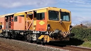 180422  Colas Rail Tamper  DR 73935  Bangor CS to Shrewsbury Coleham Ss [upl. by Ellita866]