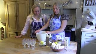 FG Food Guru Louise Hartley  Lemon meringue syllabub with ginger and lemon shortbread biscuits [upl. by Goldston677]