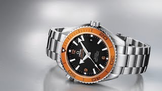 OMEGA Seamaster Planet Ocean 600M 455mm Orange Bezel [upl. by Zehcnas]