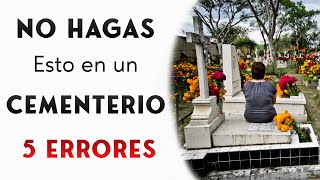 No hagas esto en un Cementerio o Funeral  5 Errores [upl. by Drooff302]