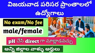 latest Vijayawada jobs in telugu  Ap jobs 2023  No exam No fee [upl. by Freyah]