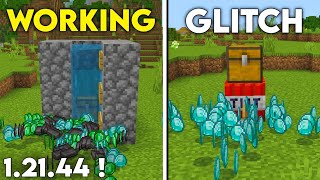 ALL 12144 WORKING DUPLICATION GLITCHES in Minecraft Bedrock 100 Survival [upl. by Seed]