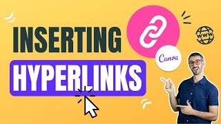 Canva Tutorial Inserting Hyperlinks in your Designs [upl. by Huxley]