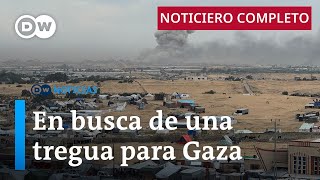 DW Noticias  13 de febrero gobiernos piden a Israel frenar su asalto a Rafah Noticiero completo [upl. by Haseefan]