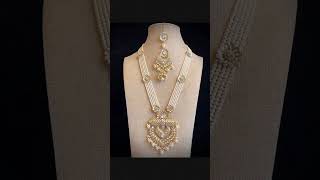 shortvideo necklace india fashion jewellery earrings accessories gold [upl. by Ailsun]