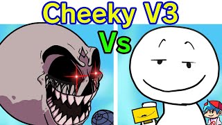 Friday Night Funkin VS Cheeky V3 Full Week 14  Cutscenes FNF ModBobs OnslaughtRon Roblox [upl. by Aicemat]