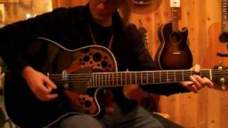 Dead or Alive by Bon Jovi played by Billy  Ovation Celebrity CC44 Ovation Guitar [upl. by Araminta]