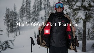 686 Mens Jacket Features [upl. by Korman]