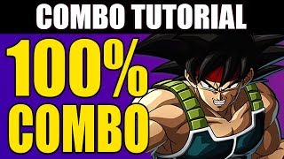 Dragon Ball FighterZ  BARDOCK 100 Combo Tutorial  Touch of Death [upl. by Eema987]