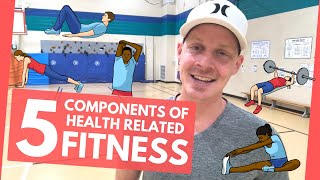 The 5 Components of Health Related Physical Fitness  A Summary Overview [upl. by Durstin]