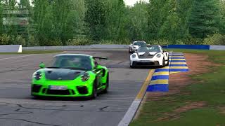 Porsche GT3 RS 992  Road Atlanta Track Day  Assetto Corsa [upl. by Ailis]