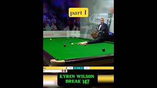 kyren wilson 147 part 1 snookergame 8ballpool club snooker [upl. by Ynabe]