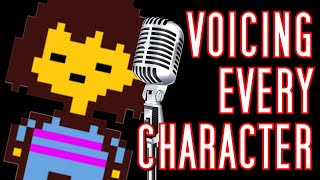 What Happens When ONE Person Voices EVERY Character in Undertale [upl. by Anrym3]