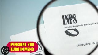 Pensioni INPS da Aprile 200 euro in meno da questo ISEE in su  Cosa succede [upl. by Gerek116]