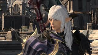 FINAL FANTASY XIV Estinien mistakes Alisaie as Alphinaud [upl. by Nnylireg]