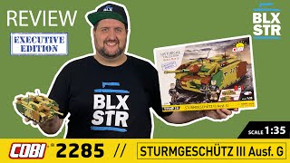 COBI 2285 Sturmgeschütz III Ausf G  Executive Edition 💥 2in1 Version 💥 135 ▶️ REVIEW [upl. by Aretahs]