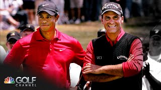 CLASSIC HIGHLIGHTS Tiger Woods wins epic 2008 US Open duel vs Rocco Mediate  Golf Channel [upl. by Einhpets]